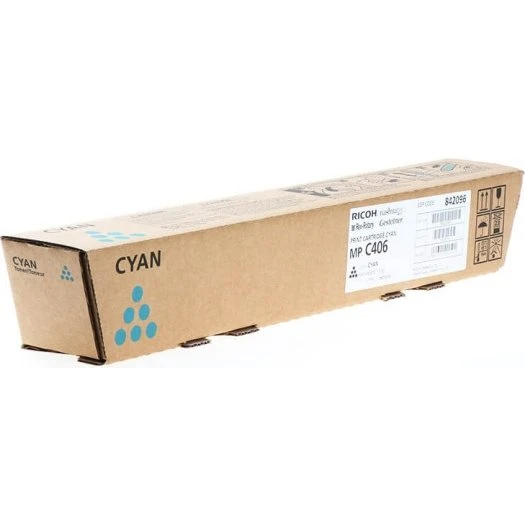Ricoh Toner 842096 Cyan, 6.000 sider