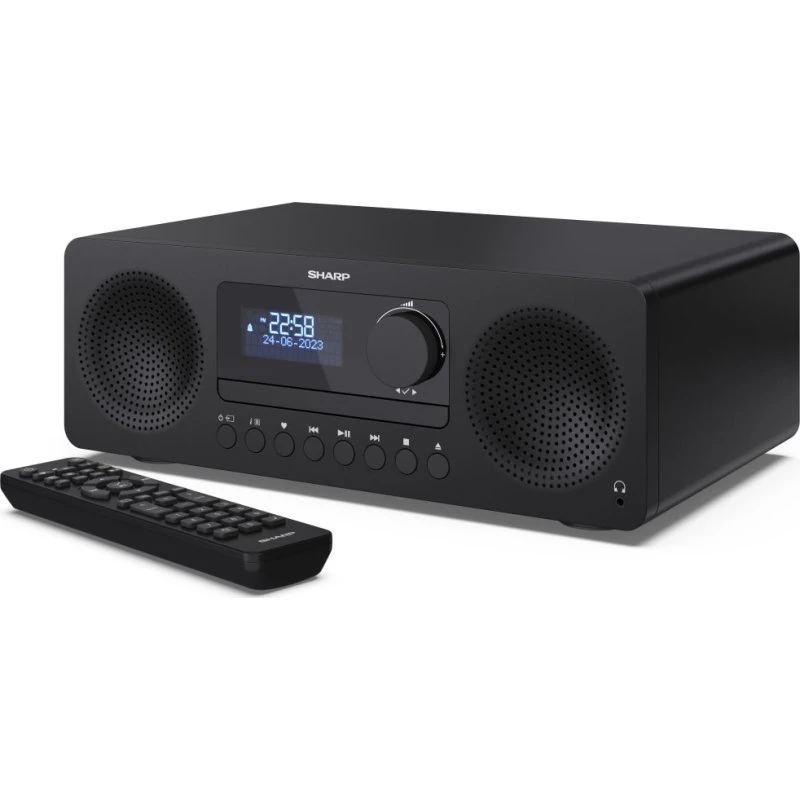 Sharp XL-B720D DAB+ BT Hi-Fi Stereoanlæg, Sort