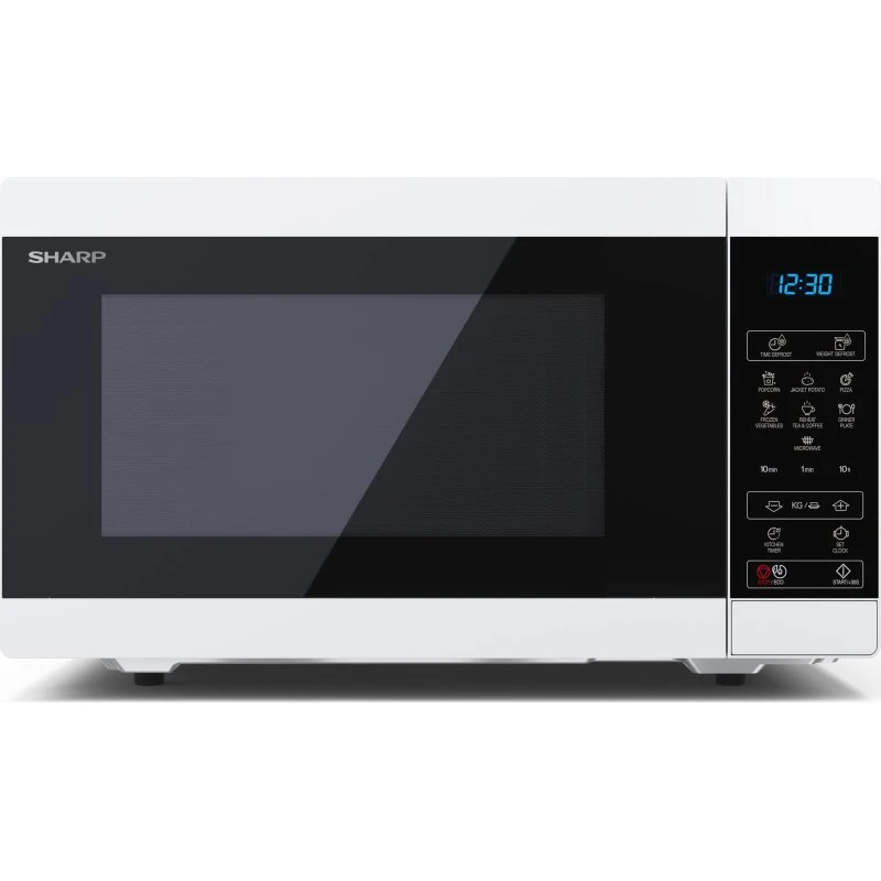 Sharp YC-MS51EW Mikrobølgeovn 25L, 900W, Hvid
