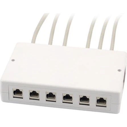 EFB Elektronik ET-25174.1 Office Boks 6/12 Port Hvid