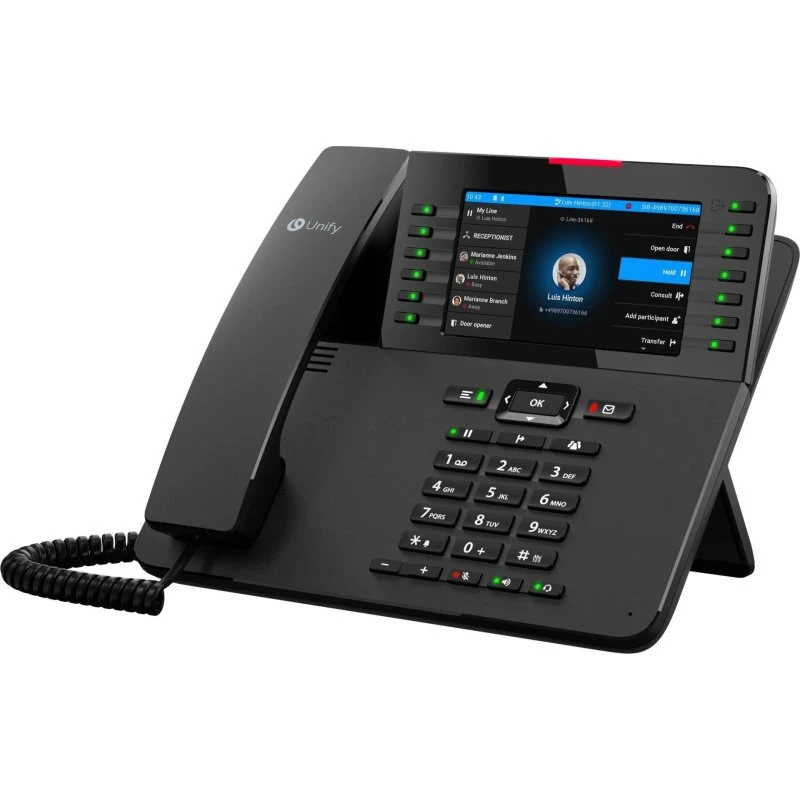 Unify OpenScape CP710 VoIP-Telefon, Sort, SIP & Bluetooth