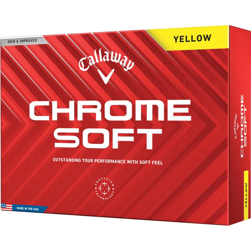 Callaway Chrome Soft 2024 Gul 12-pak