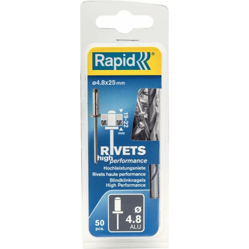 Rapid Blindnitte Ø4,8x25mm 50 stk