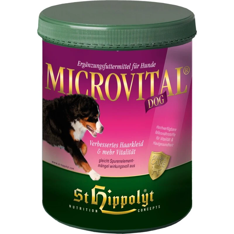 St. Hippolyt Microvital til hund 500 g