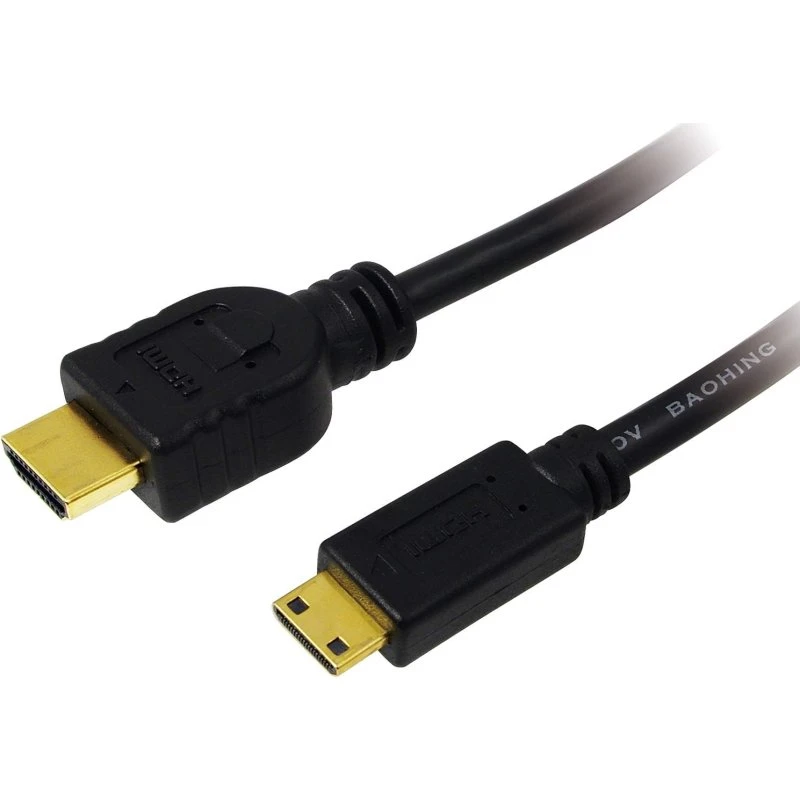 Logilink HDMI Mini-HDMI 4K 1,5m Høj hastighed med Ethernet