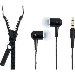 LogiLink Zipper In-Ear Høretelefoner Sort