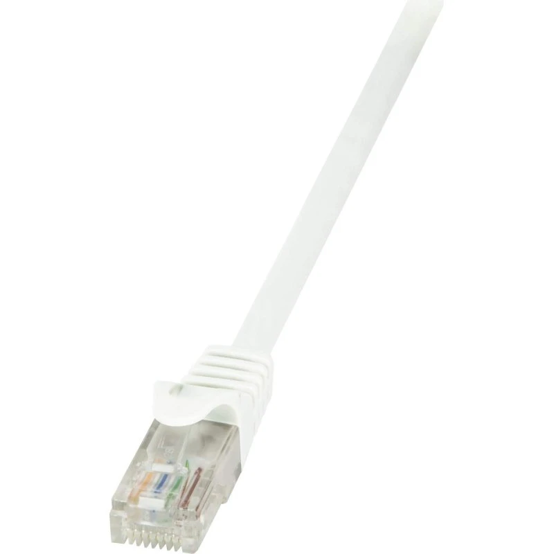 LogiLink CAT6 U/UTP CCA 0,5m Hvid Netværkskabel