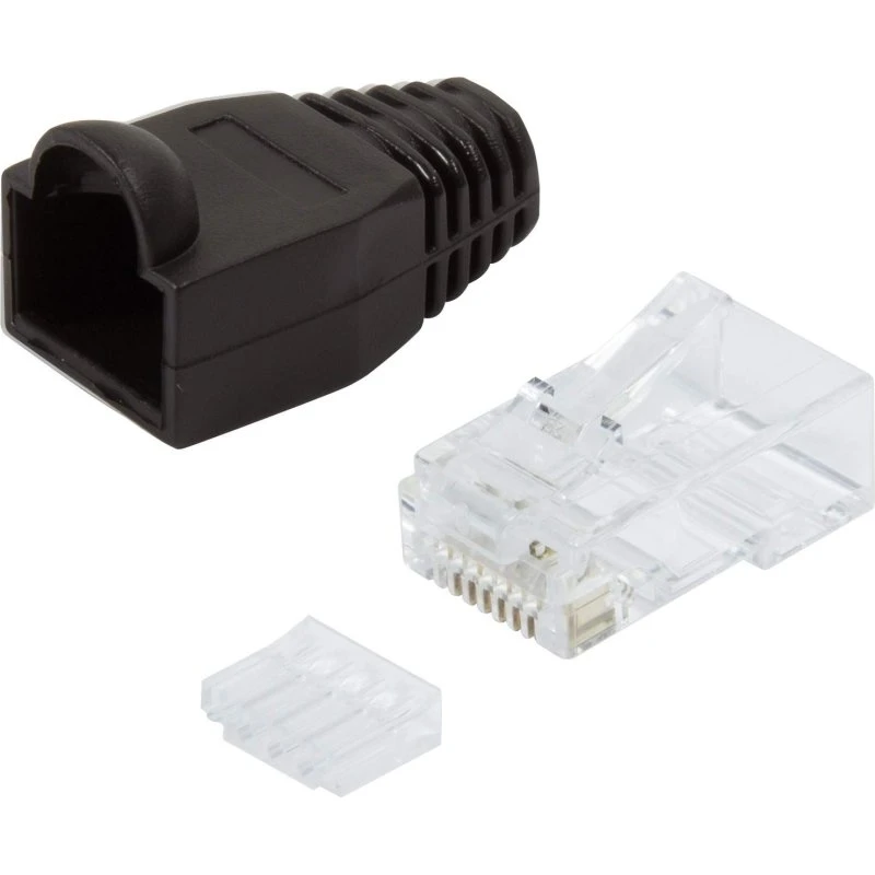 LogiLink RJ45 Modulstik Cat6 Uskærmet 100+100+100 stk