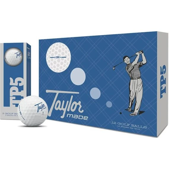 TaylorMade TP5 US Open Limited – 12 stk. (hvid)