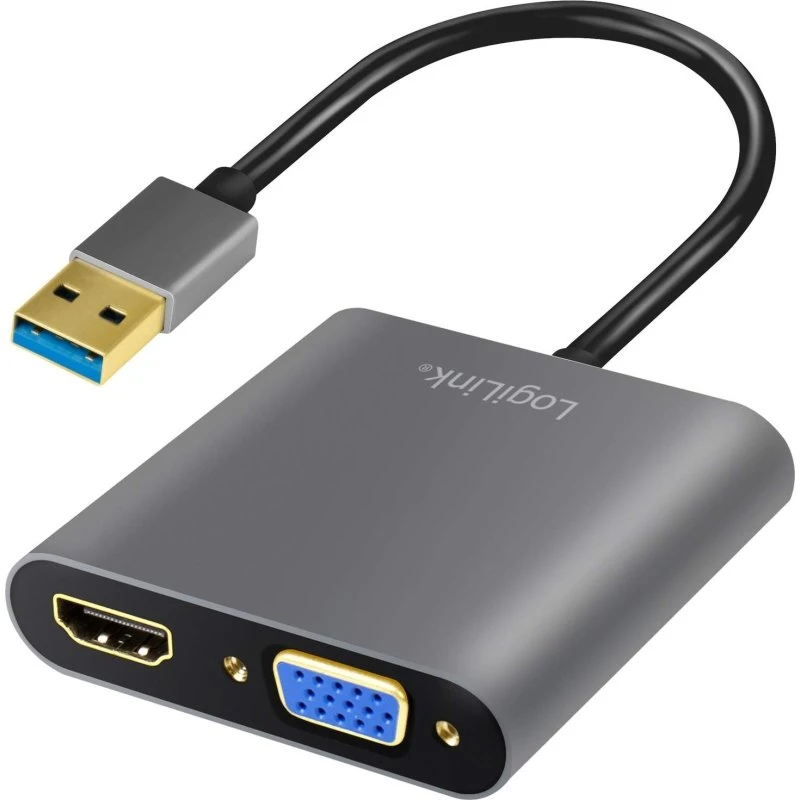 LogiLink USB 3.0 HDMI/VGA Adapter 1080p