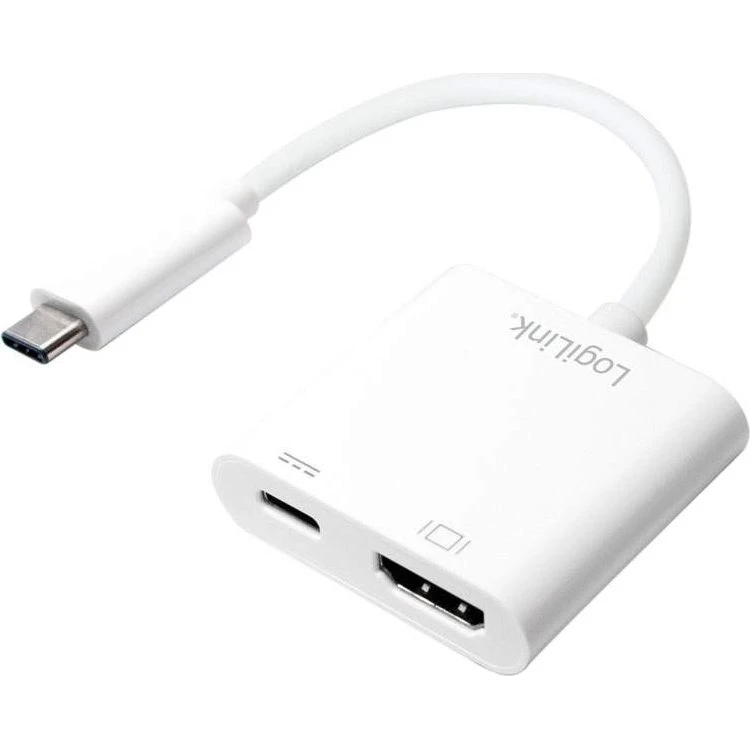 LogiLink USB-C til HDMI + USB-C opladningsadapter