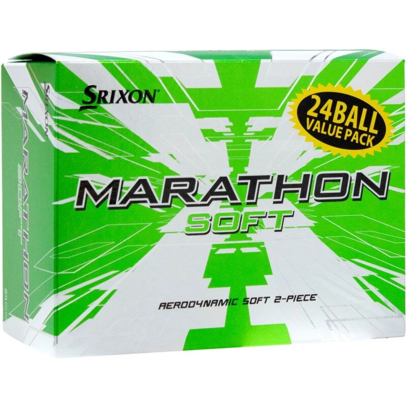 Srixon Marathon Soft golfbolde 24 stk. – hvid