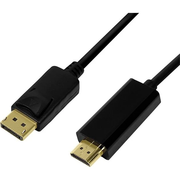 LogiLink DisplayPort til HDMI 3 m, sort, 4K