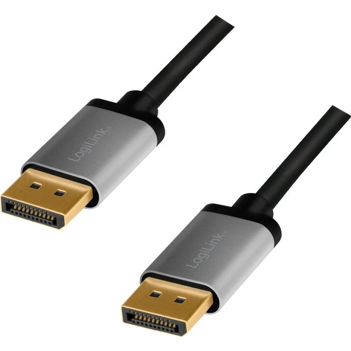 LogiLink DisplayPort-kabel 4K/60Hz 2m Aluminium