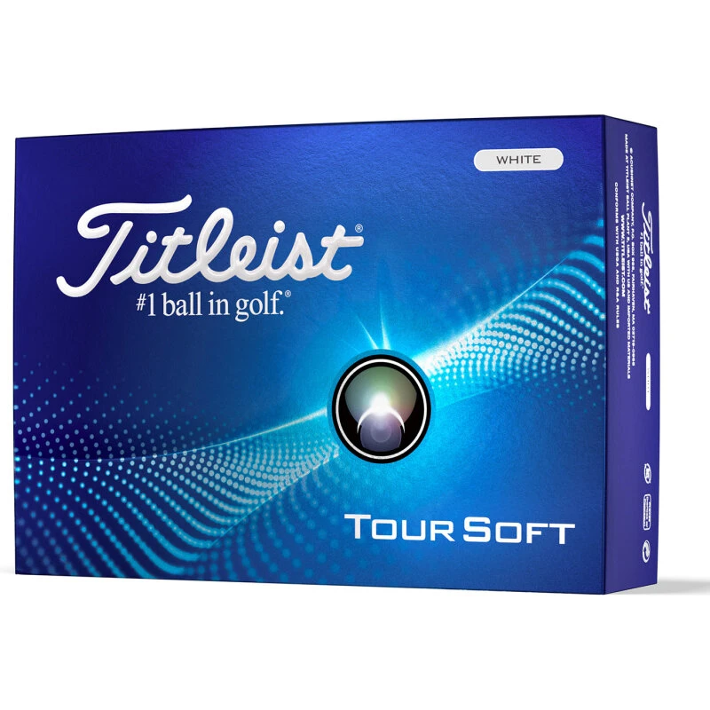 Titleist Tour Soft golfbolde, hvid