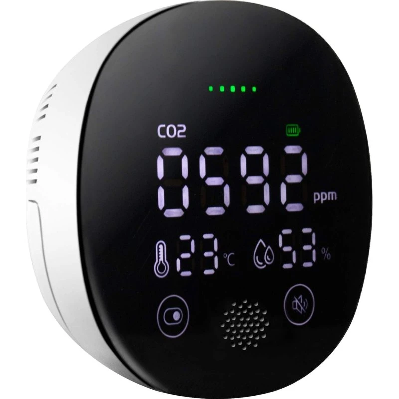 LogiLink Luftkvalitetsmonitor med CO2-alarm