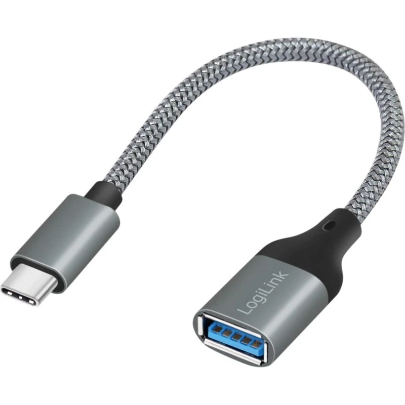 LogiLink USB-C han til USB-A hun OTG 15W 15 cm