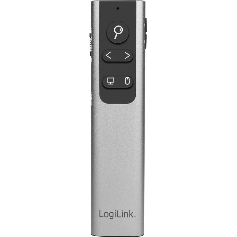 Logilink Trådløs Præsentationsenhed med Laserpointer, Aluminium, Op til 50m