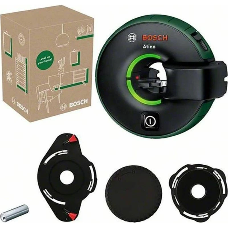 Bosch Atino Laservaterpas, 10 m, ±0,5 mm/m, rød