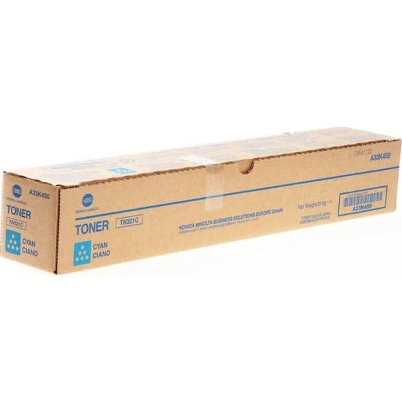 Konica Minolta TN-321C Cyan 30000 sider A33K450
