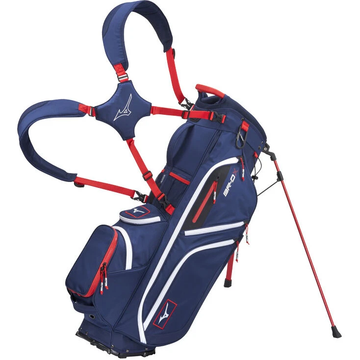 Mizuno BR-DX Standbag Navy/Rød BRDXS23