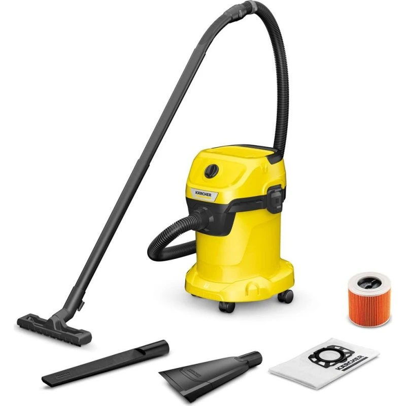 Kärcher WD 3 V-17/4/35 17 L, 1000 W, sort/gul