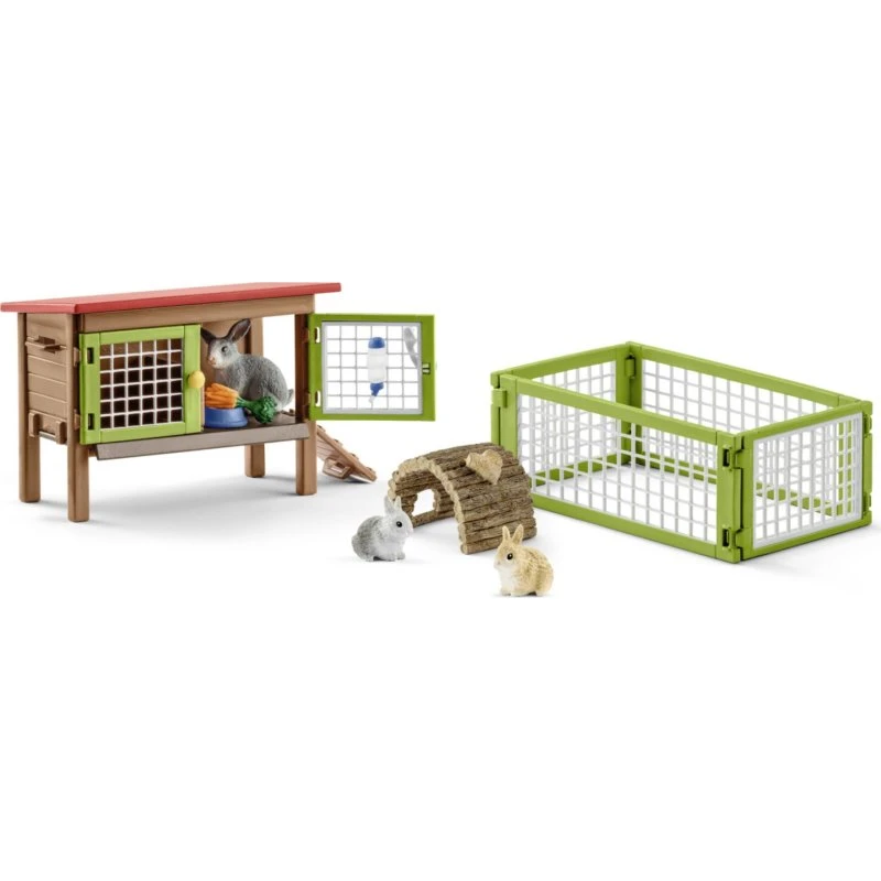Schleich Farm World Kaninbo Hytte – 3+ år