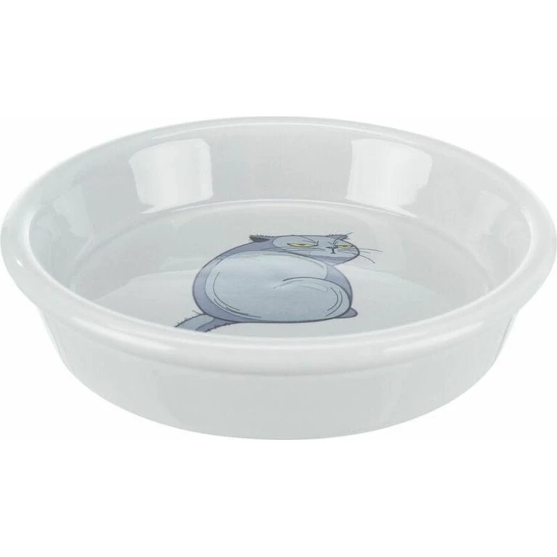 Trixie Hund Feeder Grå Keramik 13 cm 250 ml