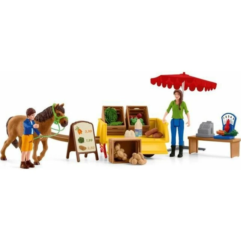 Schleich 42528 Plastik Hest med tilbehør - 3+ år