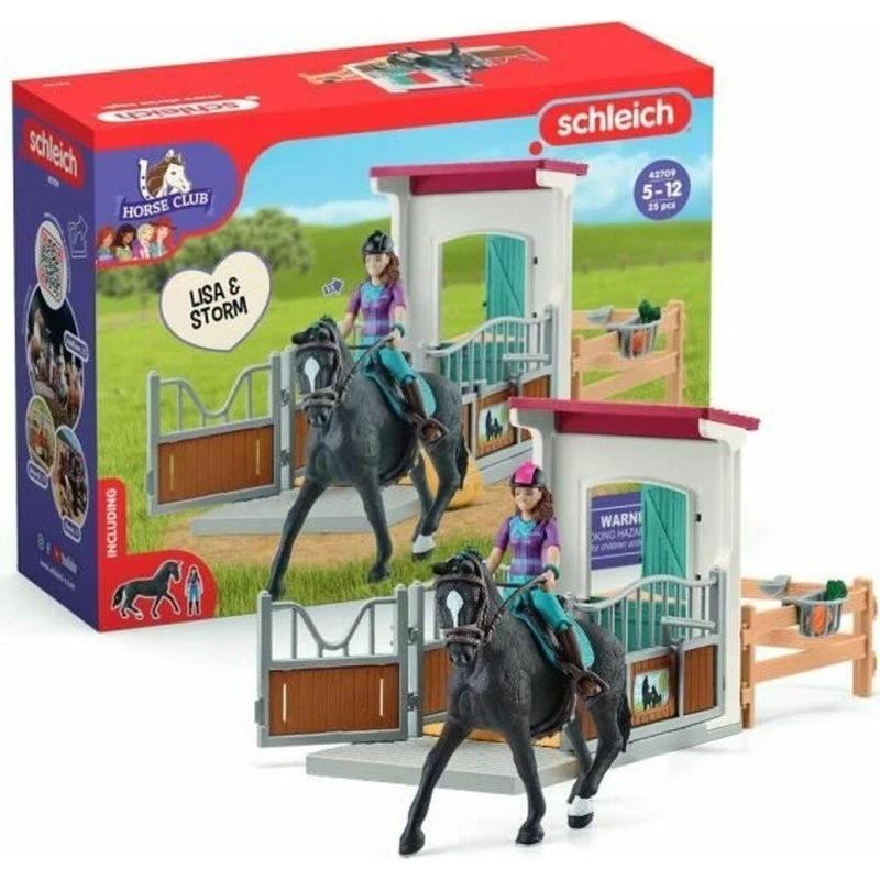Schleich Horse Club Hesteboks med Lisa og Storm – 32 dele, 5+ år