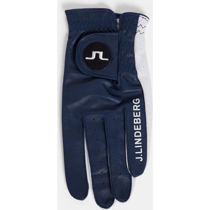 J.Lindeberg Ron Læder Golfhandske - JL Navy