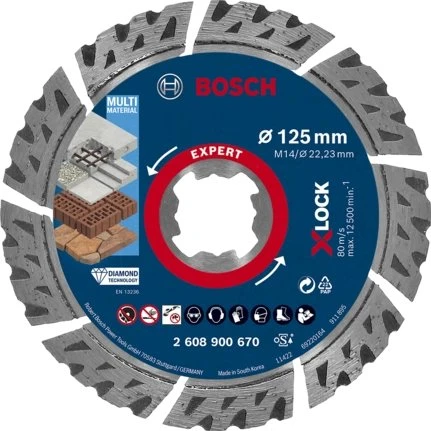 Bosch Expert Multi Material Diamantskæreskive 125 mm