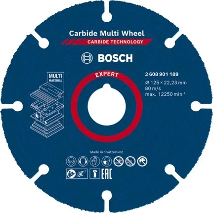 Bosch Expert Carbide Multi Wheel HM 125 mm