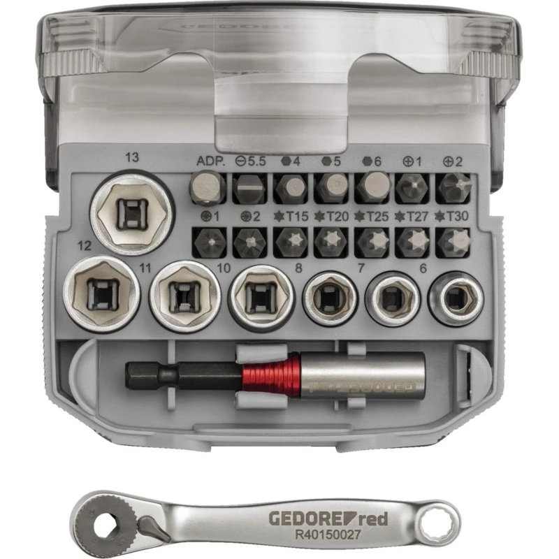 Gedore Skruenøgle Sæt 1/4" SW6-13mm 23 Dele