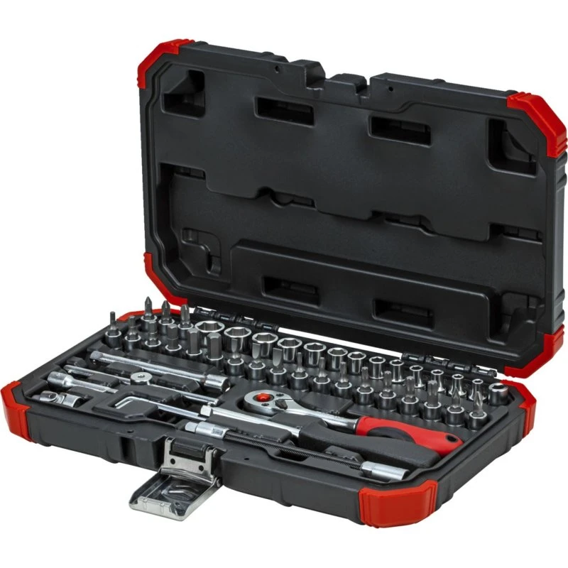 Gedore Red 3300052 Topnøglesæt 1/4" SW 4-14mm 46 dele