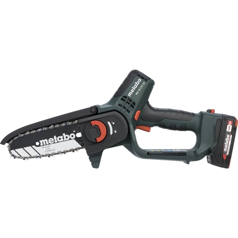 Metabo MS 18 LTX 15 18V kædesav med batteri og lader