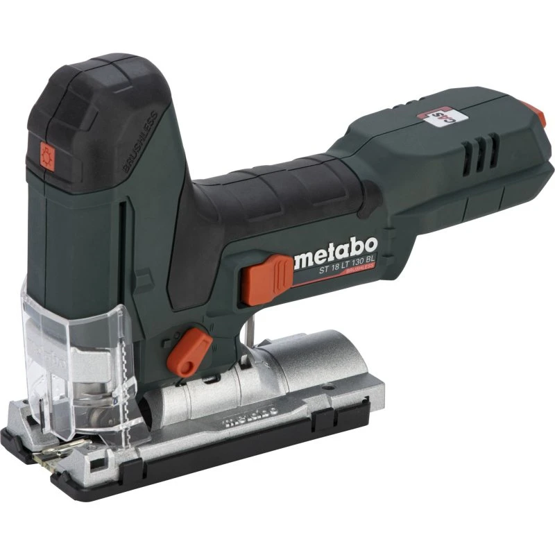 Metabo ST 18 LT 130 BL Stiksav 18V, 1,5 kg, sort/grøn/rød
