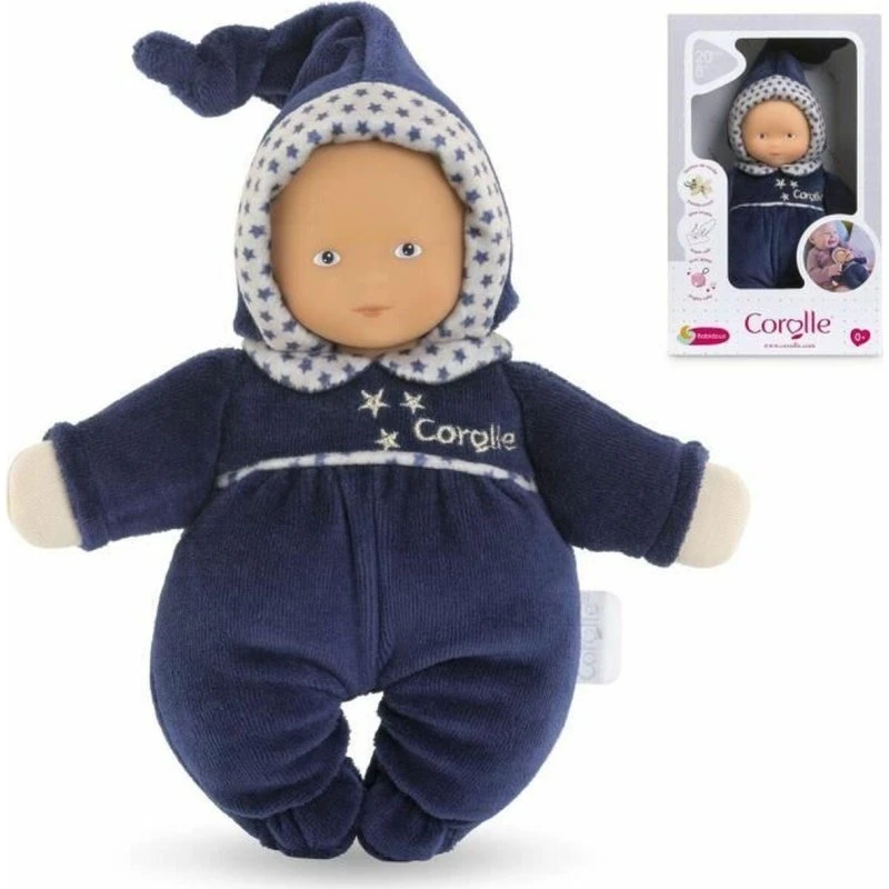 Corolle Mon Doudou Babidoux 20cm Mørkeblå Stjerner med Vaniljeduft