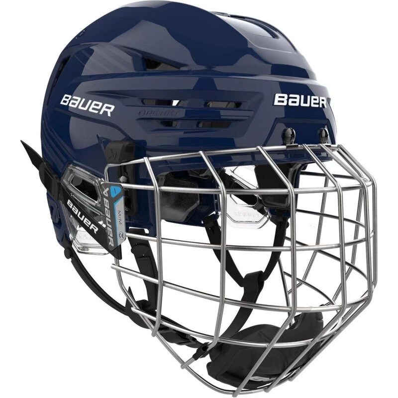 Bauer RE-AKT 90 ishockeyhjelm m. gitter, navy