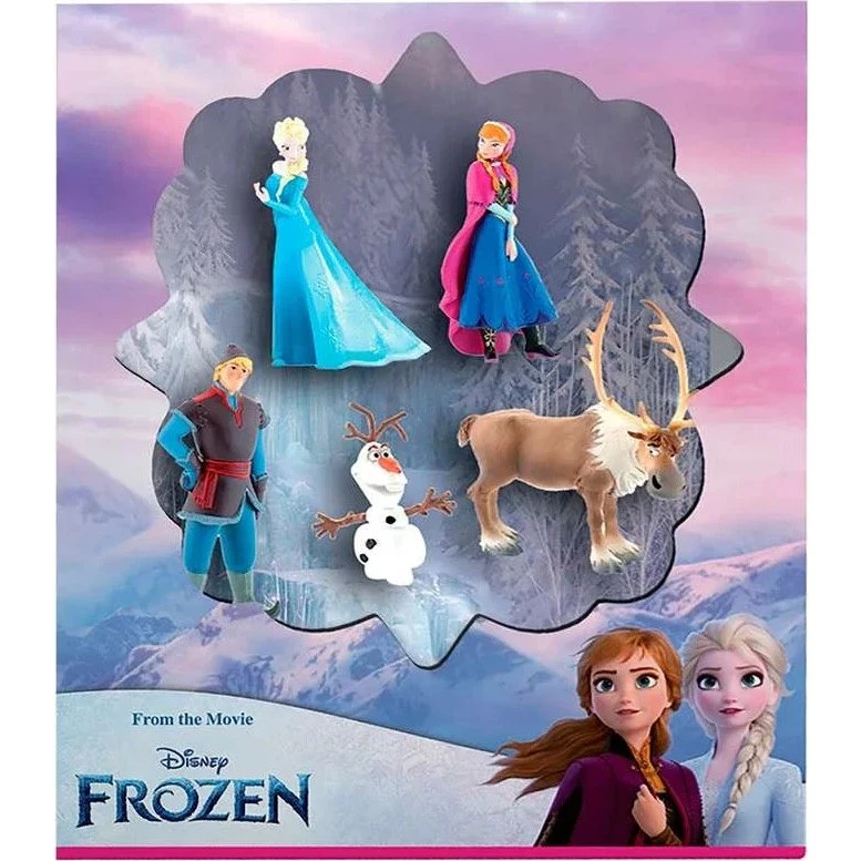 Disney Frozen Legetøjsfigurer, 5 stk, 3+ år