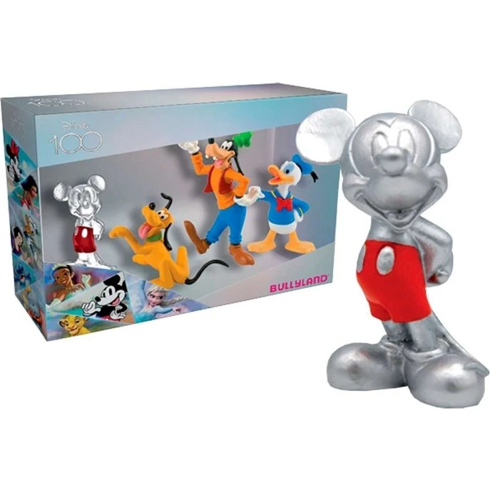 Bullyland WD 100 År Platinium Classic Gaveæske – 4 Figurer