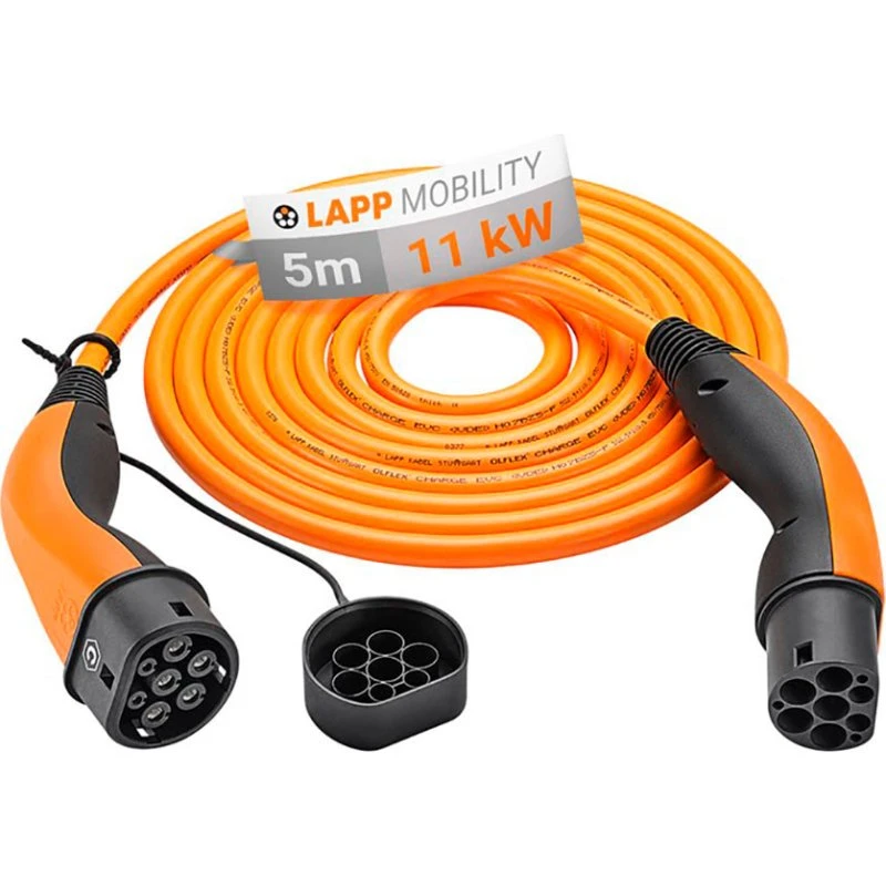 LAPP HELIX Type 2 Ladekabel 11 kW, 5 m, Orange