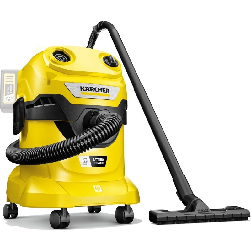 Kärcher WD 4-18 Dual V-20/22 Støvsuger, gul, uden pose
