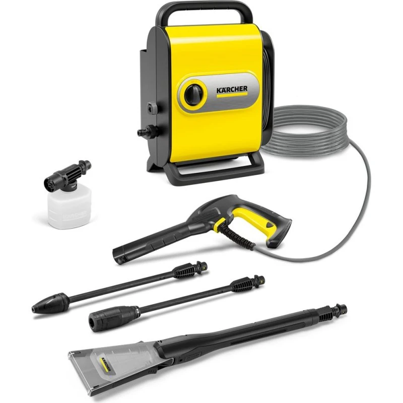 Kärcher K Silent eco!Booster 130 bar, 420 l/t, 1800 W - Sort/Gul