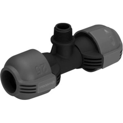 Gardena Pipeline T-stykke 25 mm x 1/2" nippel