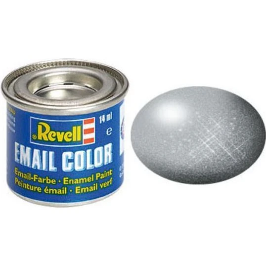 Revell Emaljemaling 90 - Metallisk Sølv 14 ml