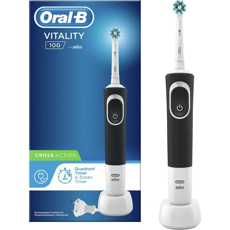 Oral-B Vitality 100 Elektrisk Tandbørste Sort