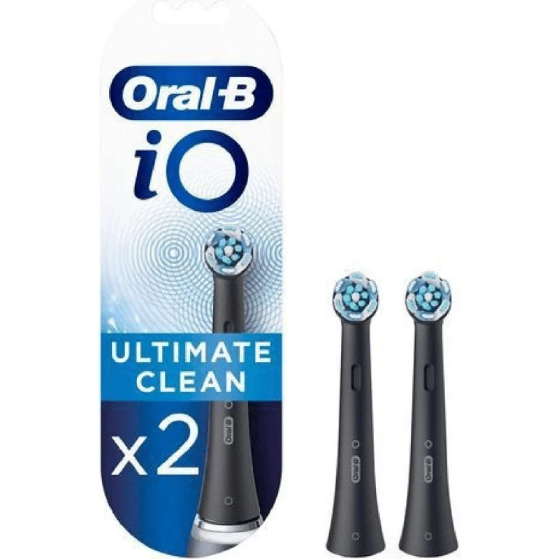 Oral-B iO Ultimate Clean Sort Børstehoved 2stk