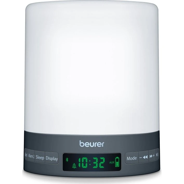 Beurer WL50 Wake Up Light med Bluetooth-højtaler, klokke og radio