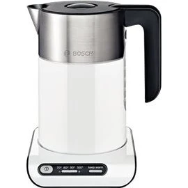 Bosch Styline Elkedel TWK8611P 1,5 L 2400 W Hvid/Rustfrit Stål